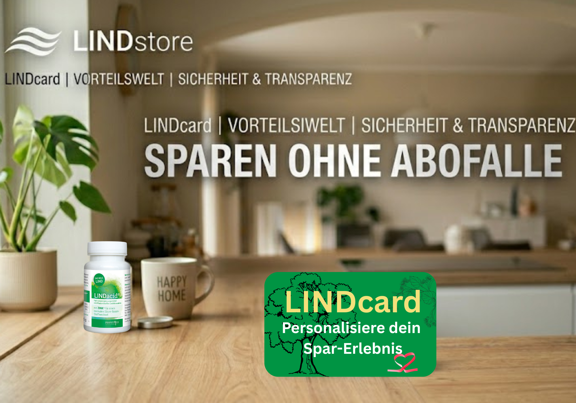 SPAREN ohne Abofalle: Wie du mit der LINDcard deine NEM-Kosten selbst steuerst