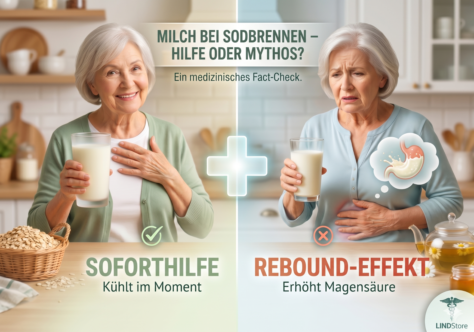 Milch bei Sodbrennen: Schnelle Hilfe oder gefährlicher Mythos?
