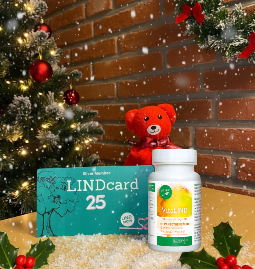 VitaLIND - dein Energiebooster - und ein Jahr lang 25 % auf alles* mit der LINDcard