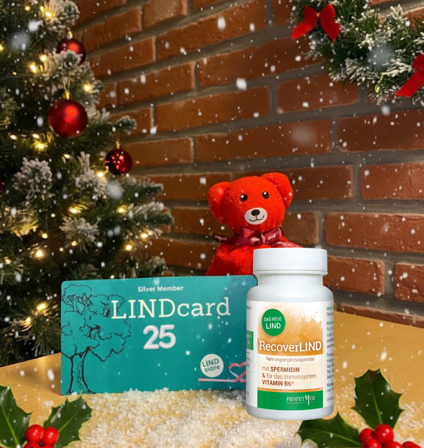 RecoverLIND - für dein körpereigenes Abwehrsystem und ein Jahr lang 25 % auf alles* mit der LINDcard