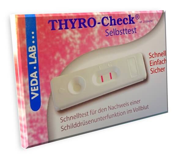 THYRO-Check® Selbsttest zum Nachweis einer Schilddrüsenunterfunktion im Vollblut