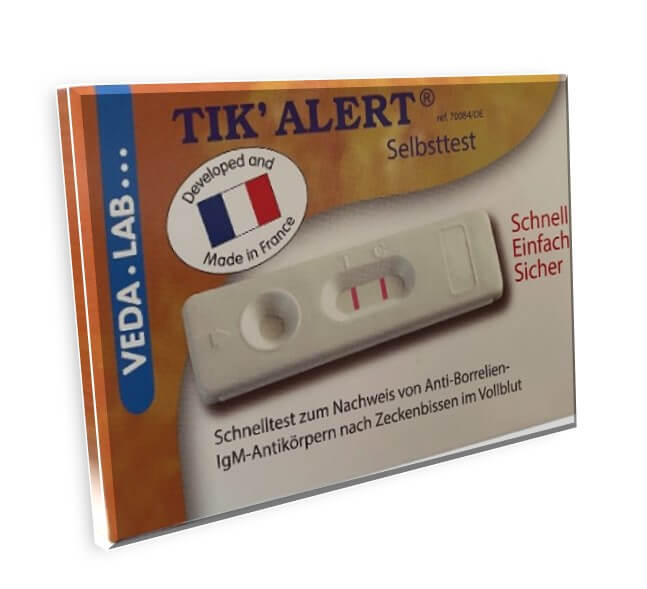 TIK´ALERT Selbsttest nach Zeckenbiss – Borreliose früh erkennen und behandeln!
