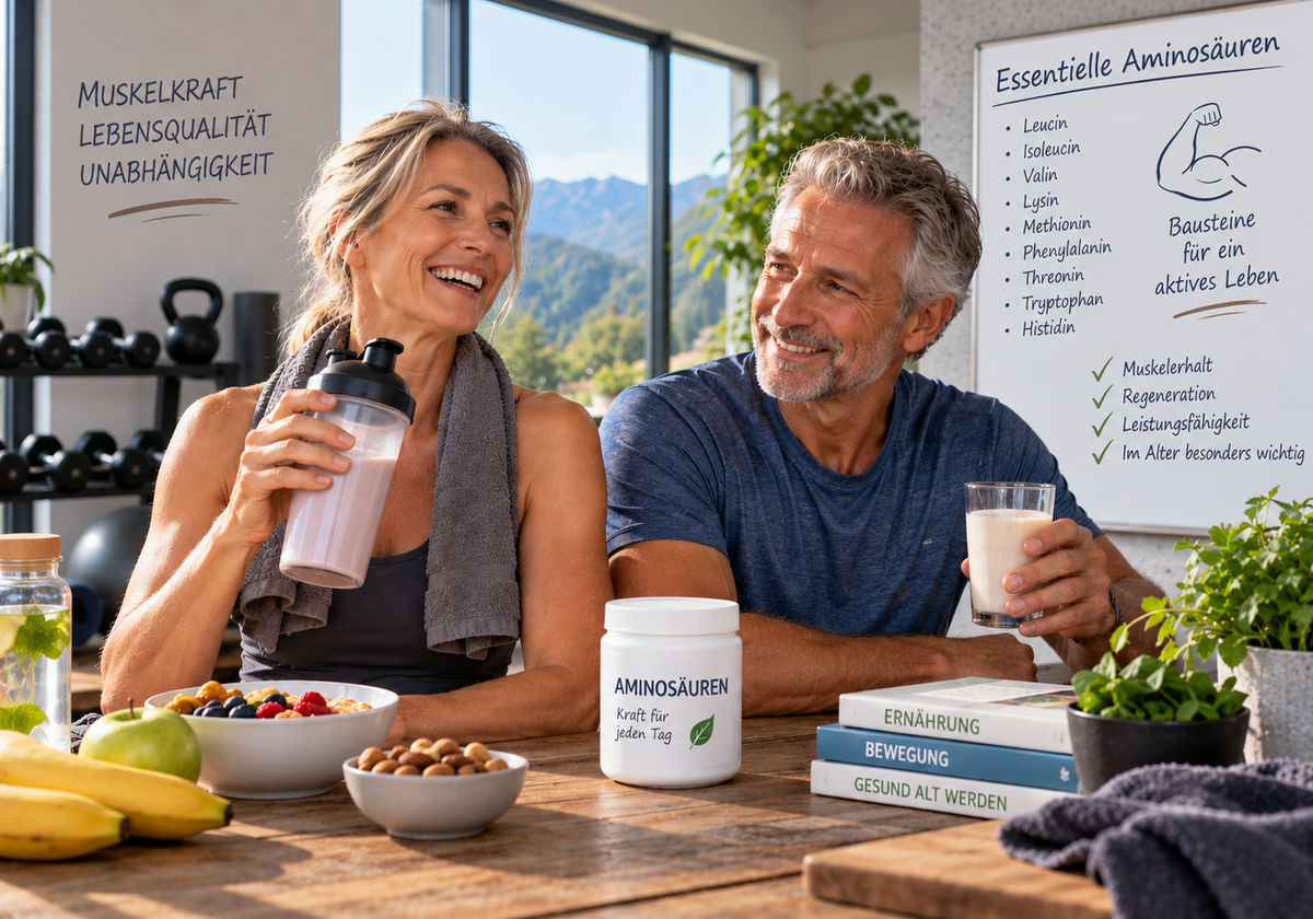 Essentielle Aminosäuren bei Beanspruchung und im Alter: Biochemische Grundlagen für den Muskelerhalt