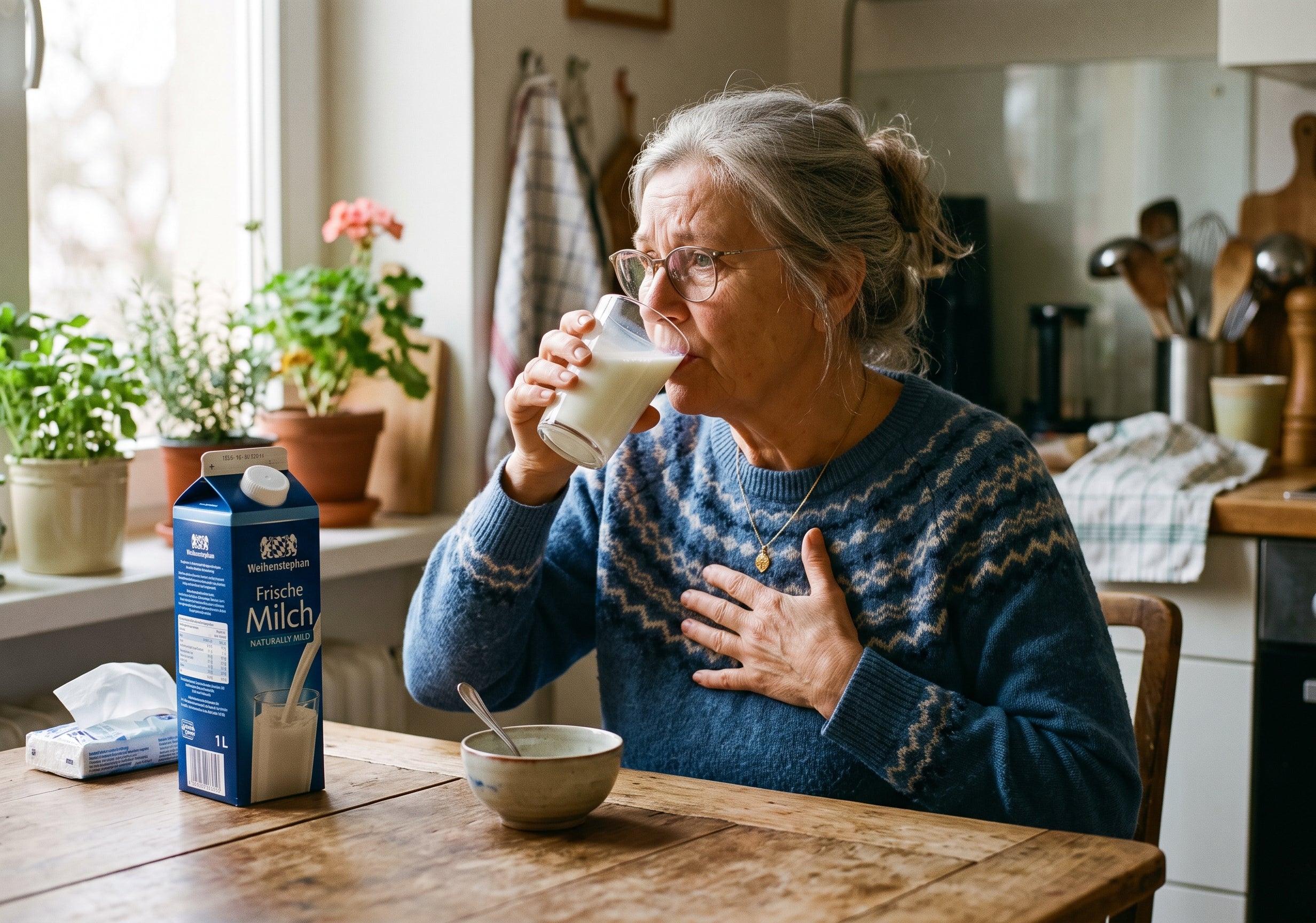 Milch bei Sodbrennen – Hilfe oder Mythos?