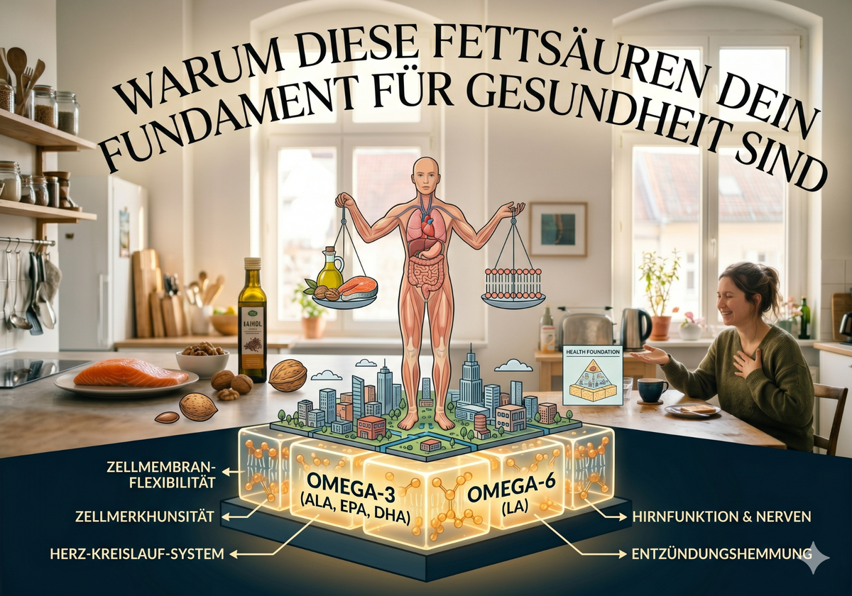 EPA und DHA: Warum die langkettigen Omega-3-Fettsäuren essenziell für den Organismus sind