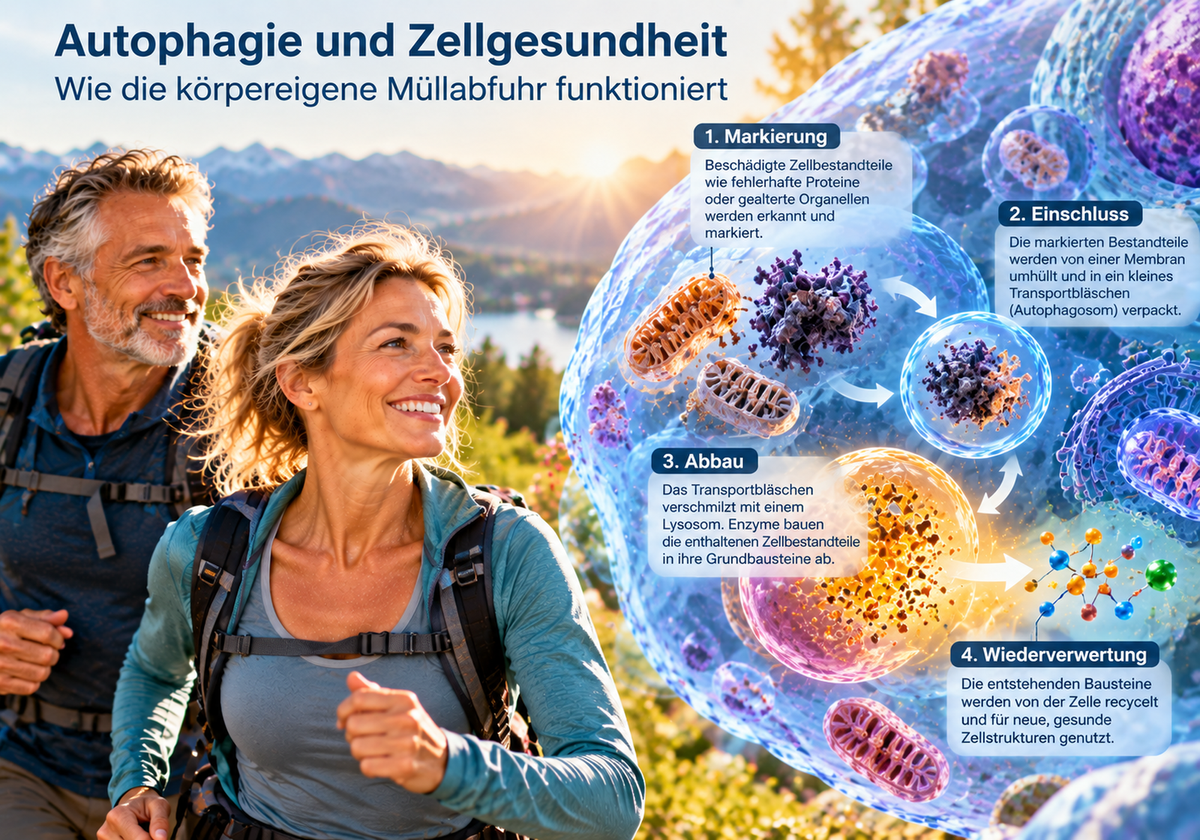 Autophagie und Zellgesundheit: Wie die körpereigene Müllabfuhr funktioniert