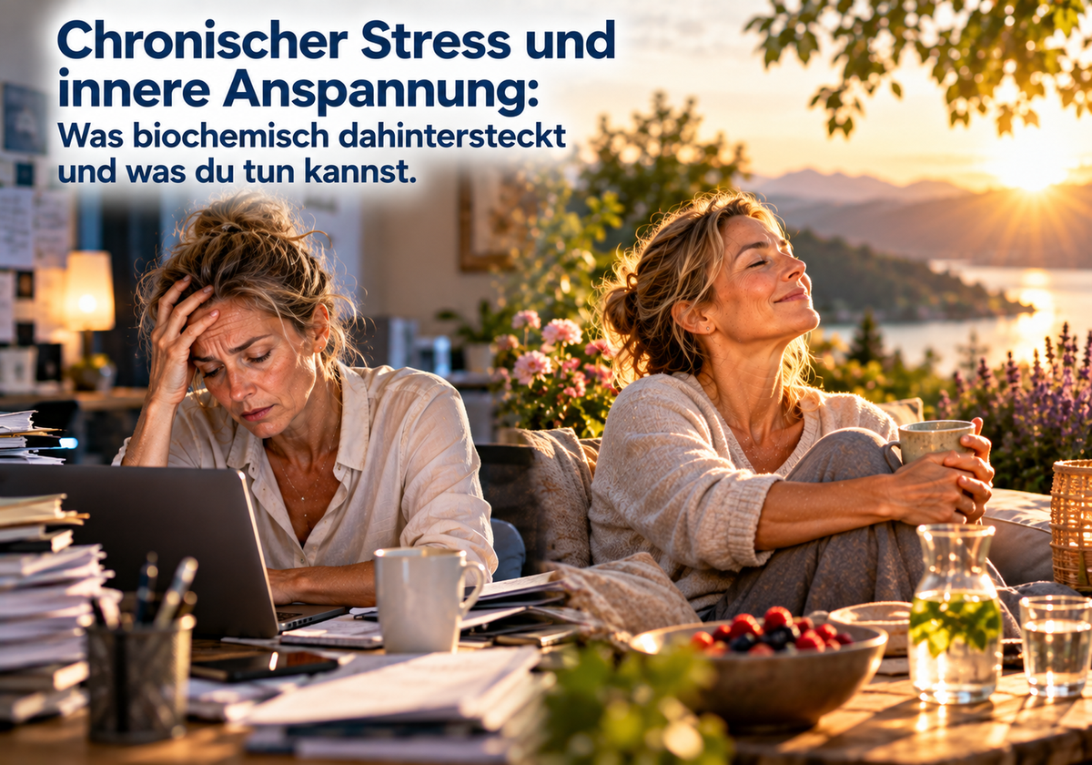 Chronischer Stress und innere Anspannung: Was biochemisch dahintersteckt und was du tun kannst