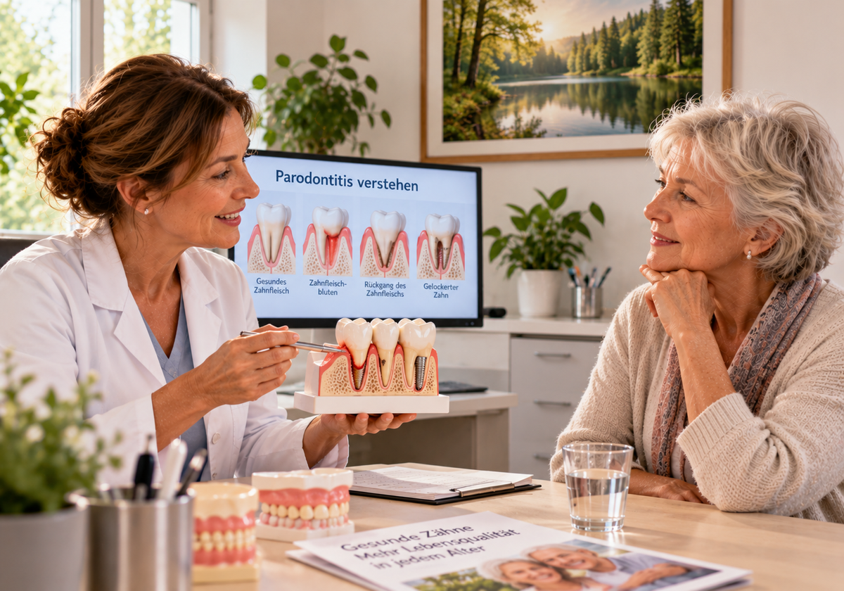 Zahngesundheit im Alter: Parodontitis verstehen, das Restgebiss schützen und die Kauleistung erhalten