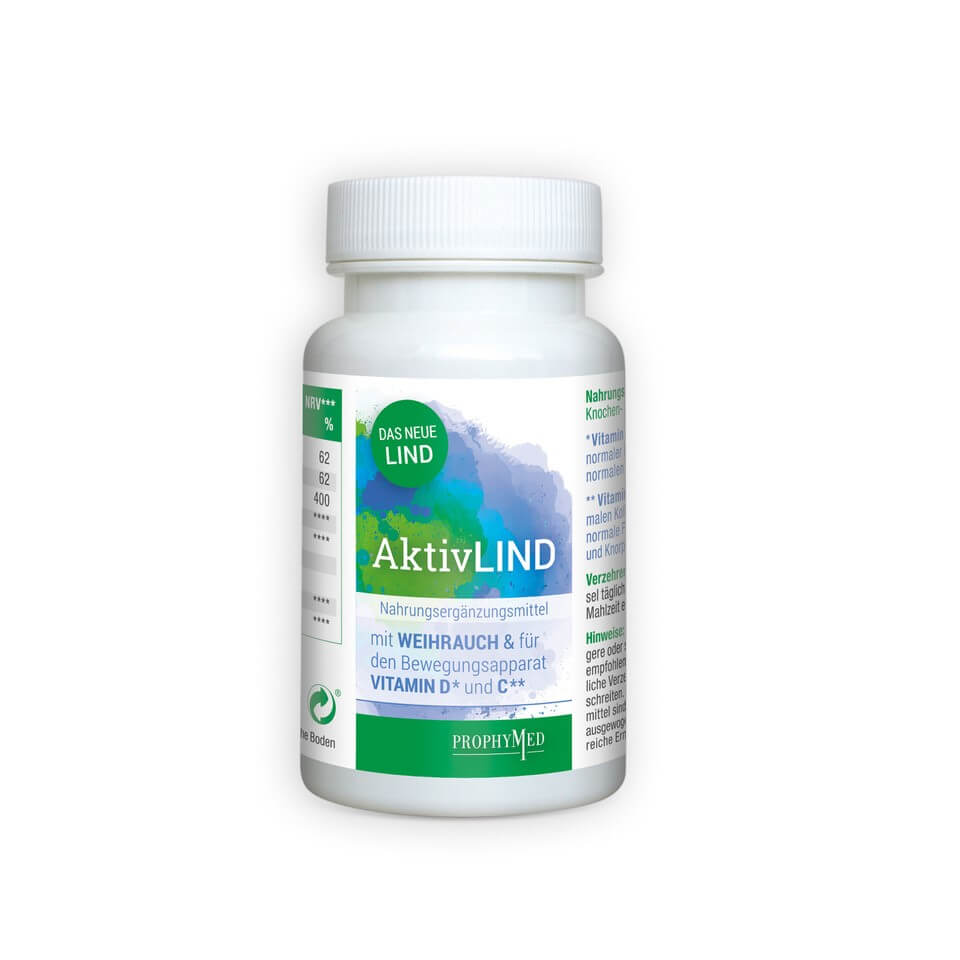 AktivLIND mit Weihrauch und für den Bewegungsapparat Vitamin D* und C**