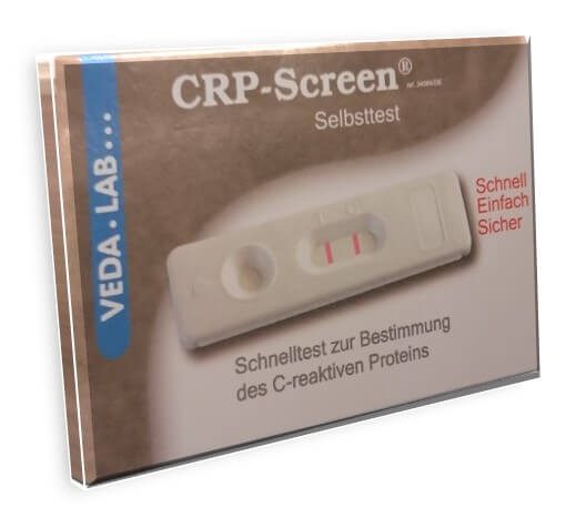 CRP Test auf gesteigertes Risiko für Arteriosklerose, Herzkreislauferkrankungen und weitere chronische Erkrankungen