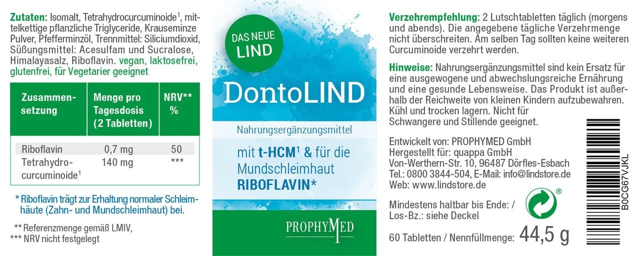DontoLIND – mit t-HCM – die perfekte Zahnfleischhygiene an 365 Tagen