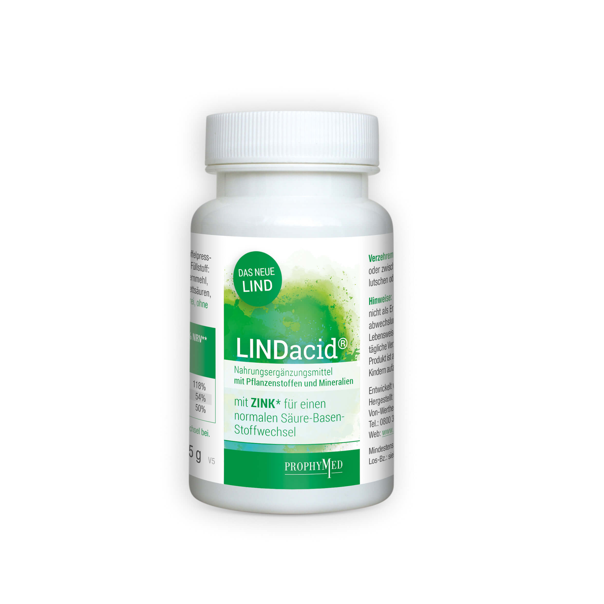 LINDacid – Zur Unterstützung einer gesunden Säure-Basen-Balance – 8.760 Stunden Wohlbefinden an 365 Tagen