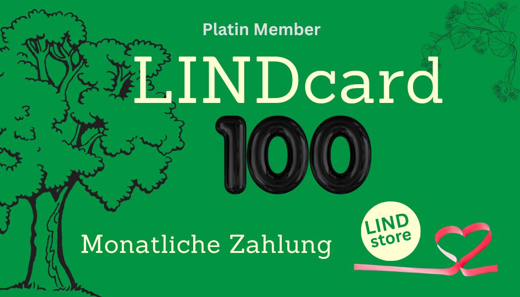 LINDcard 100 – "Platin Member" Jahresvertrag mit monatlicher Zahlung