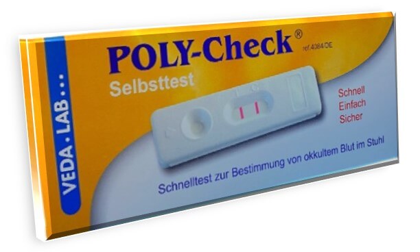 POLY-Check® Selbsttest zum Nachweis von Blut im Stuhl