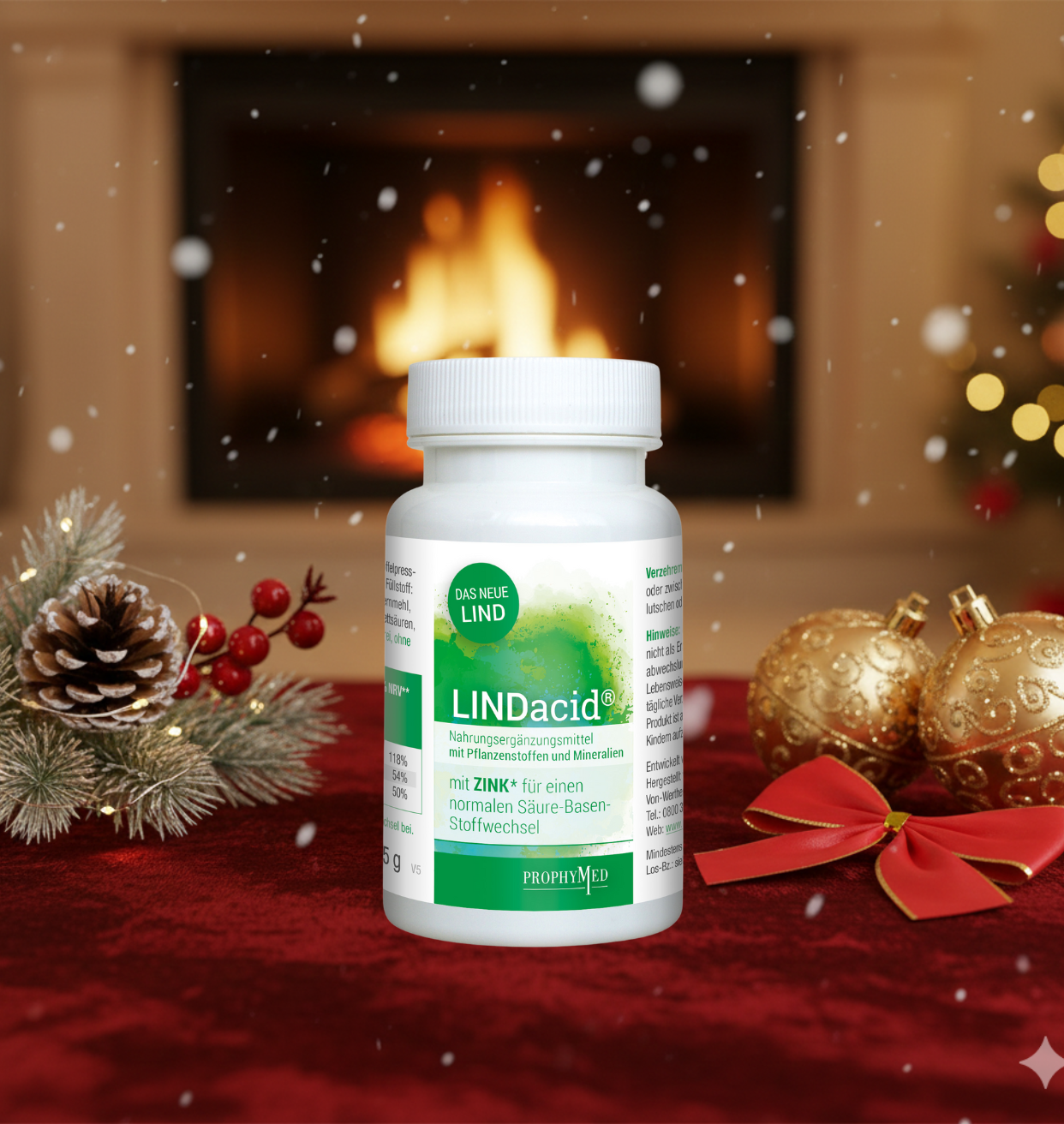 LINDacid - genieße die Festtage - und profitiere von mehr als 20 % Rabatt
